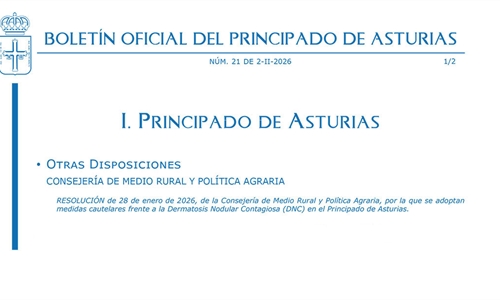 Asturias ampl�a hasta el 29 de marzo la suspensi�n del mercado nacional...
