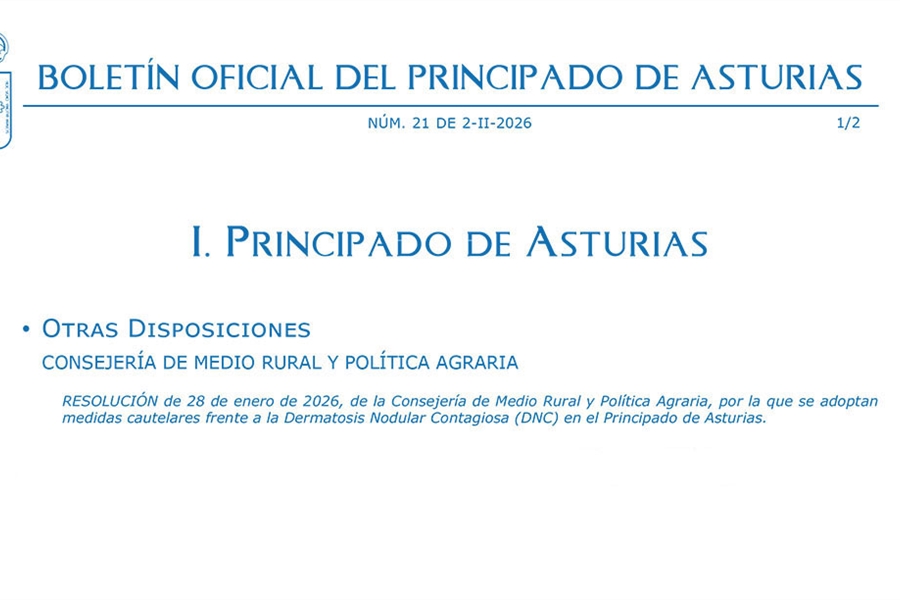 Asturias ampl�a hasta el 29 de marzo la suspensi�n del mercado nacional...