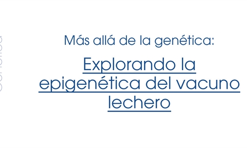 M�s all� de la gen�tica: Explorando la epigen�tica del vacuno lechero