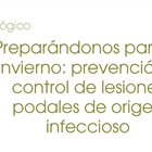 Prepar�ndonos para el invierno: prevenci�n y control de lesiones podales de origen infeccioso