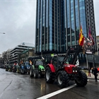 Unos 2.500 agricultores y 367 tractores protestan en Madrid por Mercosur y la PAC