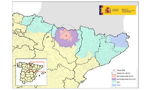 Actualizaci�n de la situaci�n epidemiol�gica de la Dermatosis Nodular...