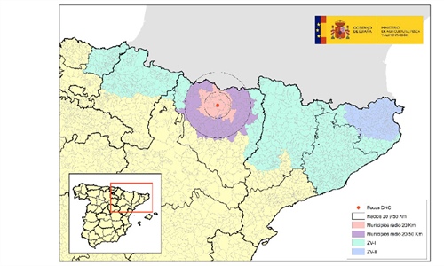 Actualizaci�n de la situaci�n epidemiol�gica de la Dermatosis Nodular...