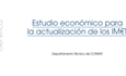 Estudio econ�mico para la actualizaci�n de los IM�T