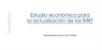 Estudio econ�mico para la actualizaci�n de los IM�T