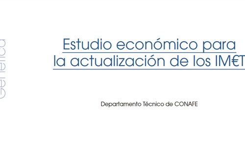 Estudio econ�mico para la actualizaci�n de los IM�T