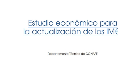 Estudio econ�mico para la actualizaci�n de los IM�T