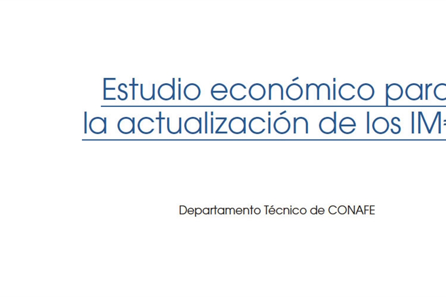 Estudio econ�mico para la actualizaci�n de los IM�T