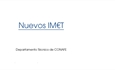 Nuevos IM�T
