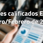 Animales calificados EX y MB en enero y febrero de 2026