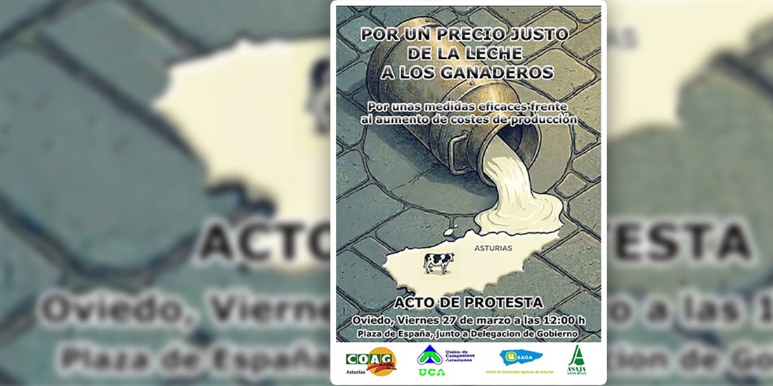 Los ganaderos protestar�n el viernes en Oviedo contra la bajada del...