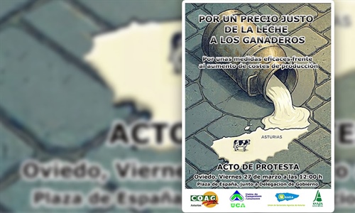 Los ganaderos protestar�n el viernes en Oviedo contra la subida del...