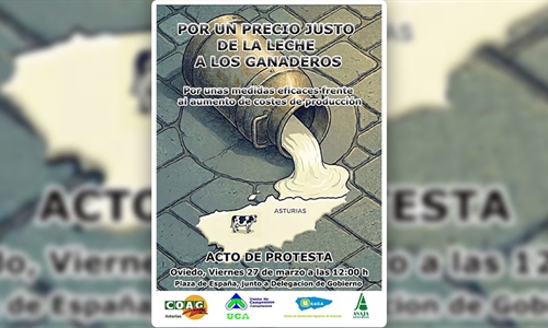 Los ganaderos protestar�n el viernes en Oviedo contra la bajada del...