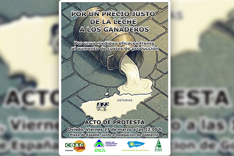 Los ganaderos protestar�n el viernes en Oviedo contra la bajada del...