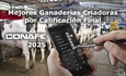 Mejores ganader�as criadoras por Calificaci�n Final de 2025