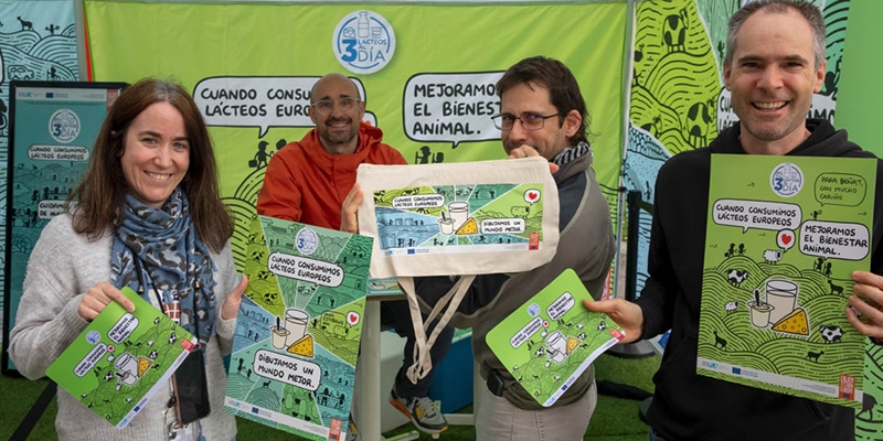 Los l�cteos toman las calles para explicar sus beneficios para la salud y compromiso ambiental