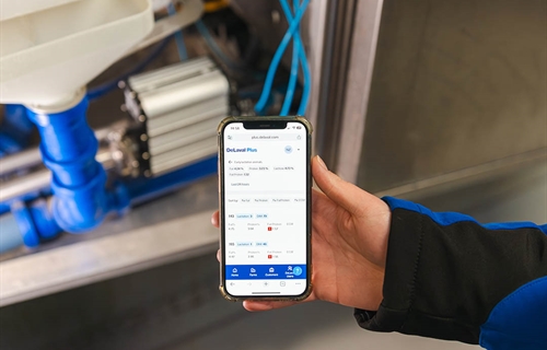 Consultar la composici�n de la leche en cada orde�o en el DeLaval VMS�...