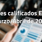 Animales calificados EX y MB en marzo y abril de 2026
