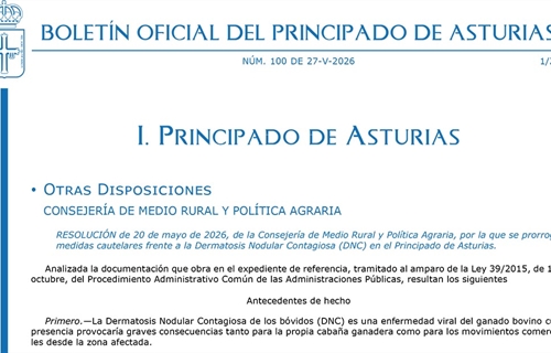 Asturias prorroga hasta el 31 de julio las medidas de prevenci�n frente...