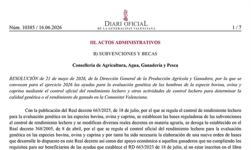 La Comunidad Valenciana destina 54.000 euros a mejorar la calidad y el...