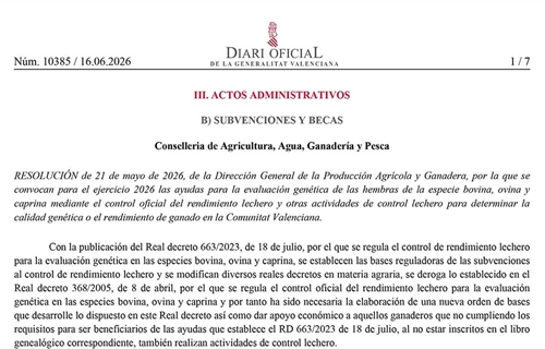 La Comunidad Valenciana destina 54.000 euros a mejorar la calidad y el...