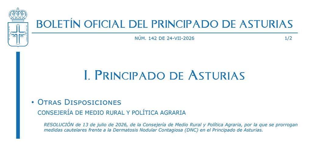 Asturias prorroga hasta el 31 de octubre las medidas de prevenci�n...