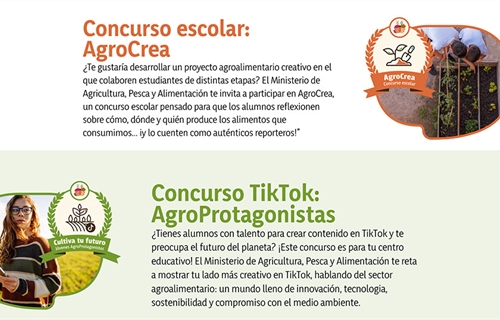 AgroCrea y AgroProtagonistas, dos concursos para acercar la agricultura...