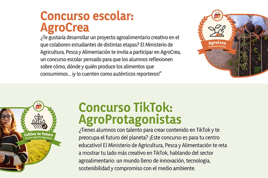 AgroCrea y AgroProtagonistas, dos concursos para acercar la agricultura...