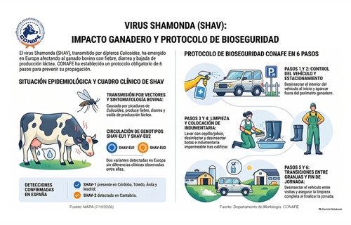 Medidas biohigi�nicas de CONAFE frente al virus Shamonda