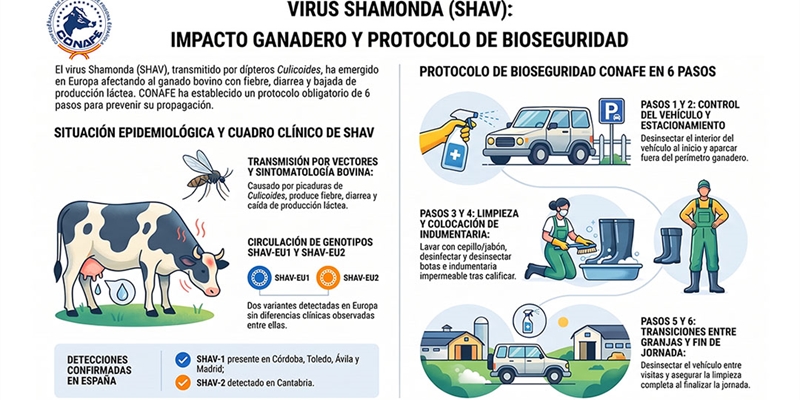 Medidas biohigi�nicas de CONAFE frente al virus Shamonda