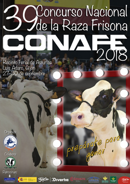 Cartel Concurso Nacional CONAFE 2018 de la Raza Frisona