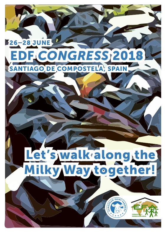 Santiago de Compostela acoger el EDF Congress 2018, el Congreso Anual de European Dairy Farmers