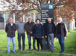 Colaboracin entre CONAFE y el centro de formacin CFPPA Rennes-Le Rheu de Francia en materia de formacin de podlogos